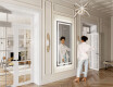 Verticaal moderne badkamer spiegel met LED-verlichting L15 #5