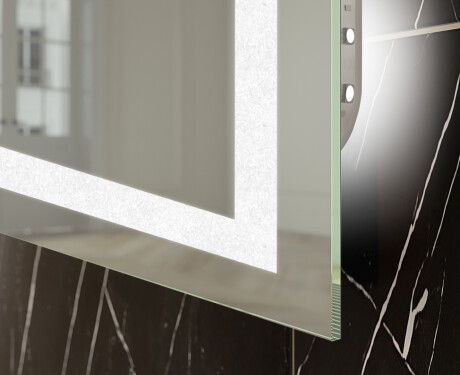 Verticaal moderne badkamer spiegel met LED-verlichting L15 #8