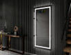 Verticaal moderne badkamer spiegel met LED-verlichting L15 #9