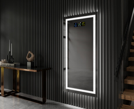 Verticaal moderne badkamer spiegel met LED-verlichting L15 #9