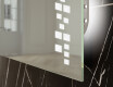 Verticaal moderne badkamer spiegel met LED-verlichting L38 #8