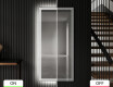 Verticaal moderne badkamer spiegel met LED-verlichting L57 #7