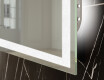 Verticaal moderne badkamer spiegel met LED-verlichting L57 #8