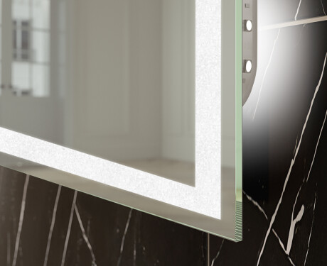 Verticaal moderne badkamer spiegel met LED-verlichting L57 #8