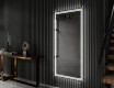 Verticaal moderne badkamer spiegel met LED-verlichting L57 #9