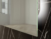 Verticaal moderne badkamer spiegel met LED-verlichting L58 #8
