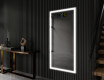 Vertical espelho com iluminação LED L01 para casa de banho #11