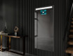 Verticaal moderne badkamer spiegel met LED-verlichting L12