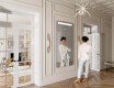 Verticaal moderne badkamer spiegel met LED-verlichting L12 #11