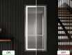 Vertical espelho com iluminação LED L15 para casa de banho #9