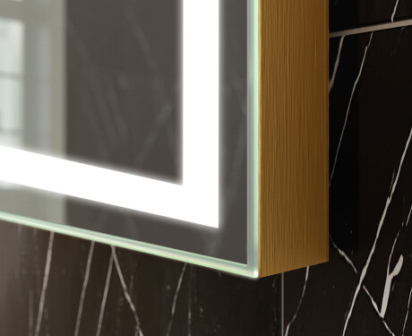 Vertical espelho com iluminação LED L15 para casa de banho #10