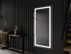 Vertical espelho com iluminação LED L15 para casa de banho #11