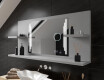 Spiegel met planken led L27
