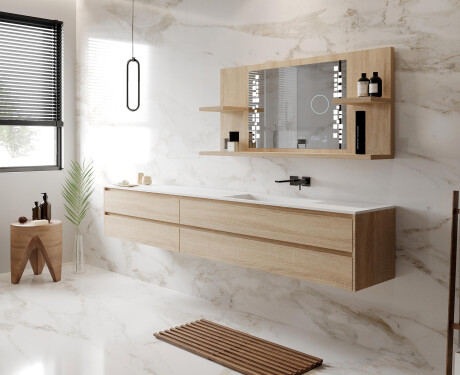 Spiegel met planken led L38 #5