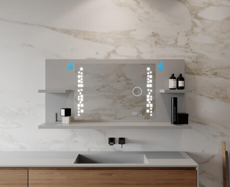 Spiegel met planken led L38 #9