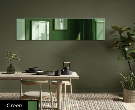 Rechthoekig wand decoratie spiegel L169