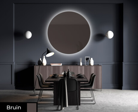 Rond wand decoratie spiegel L175 #4