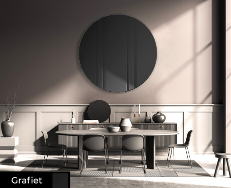 Rond wand decoratie spiegel L175 #5