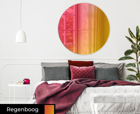 Rond wand decoratie spiegel L175 #7