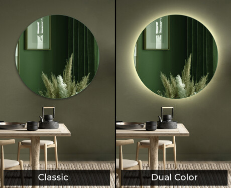 Rond wand decoratie spiegel L175 #9