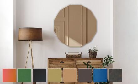 Rond decoratie spiegel op maat L176