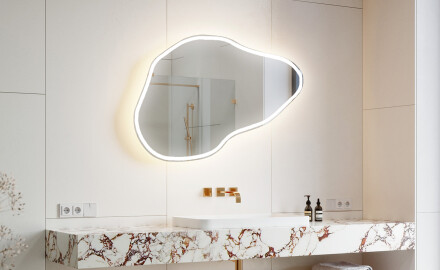 LED Badkamerspiegel in Onregelmatige Vorm P222