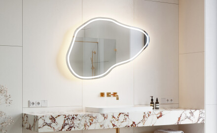 LED Badkamerspiegel in Onregelmatige Vorm P223