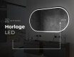 Moderne badkamer spiegel met LED-verlichting L231 #8