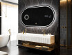 Moderne badkamer spiegel met LED-verlichting L231 #10