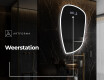 LED Badkamerspiegel in Onregelmatige Vorm I222 #6