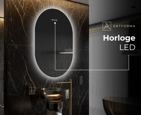 Moderne badkamer spiegel met LED-verlichting L229 #7