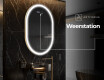 Moderne badkamer spiegel met LED-verlichting L230 #6
