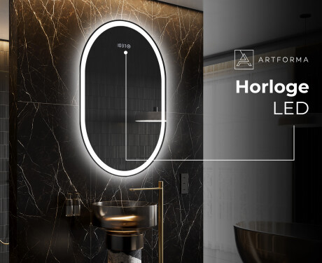 Moderne badkamer spiegel met LED-verlichting L230 #7