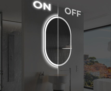 Moderne badkamer spiegel met LED-verlichting L230 #3