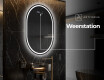 Moderne badkamer spiegel met LED-verlichting L231 #6