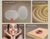 Moderne badkamer spiegel met LED 50x80cm met koel LED-licht 7000K, warm licht 3000K of neutraal licht 4500K #5