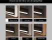 Rechthoekige LED badkamerspiegel met FrameLine lijst L09 #2
