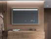 Rechthoekige LED badkamerspiegel met FrameLine lijst L124 #12
