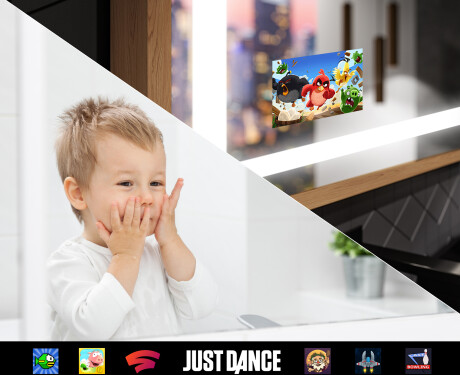 Rechthoekige LED badkamerspiegel met FrameLine lijst L15 #9