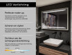 Rechthoekige LED badkamerspiegel met FrameLine lijst L75 #4