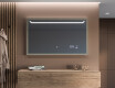 Rechthoekige LED badkamerspiegel met FrameLine lijst L128 #12
