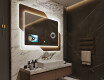 Moderne badkamer spiegel met led-verlichting - Retro #12