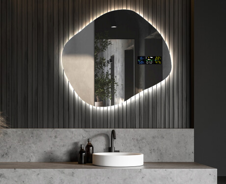 Decoratieve spiegel met verlichting LED R221 #6