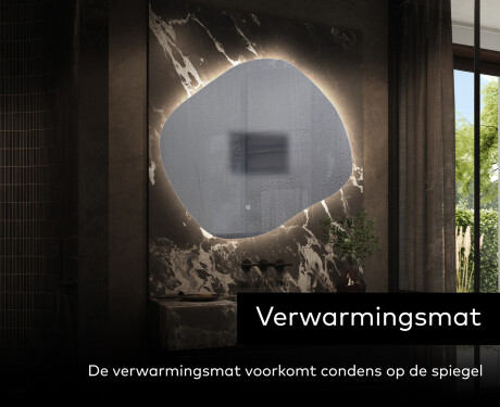 LED Badkamerspiegel in Onregelmatige Vorm R221 #9