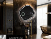 Decoratieve spiegel met verlichting LED R223 #1