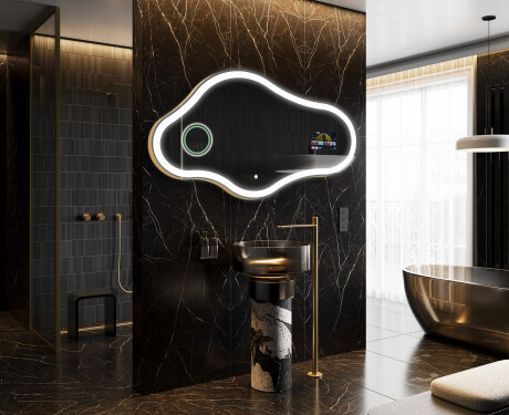 Onregelmatige Spiegel badkamer LED SMART C222 Google #8