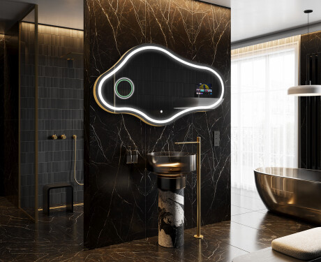 Onregelmatige Spiegel badkamer LED SMART C223 Google #8