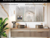 Modern LED Spiegel met iPad Displine L38 Frame #7