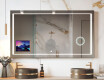 Slimme LED Badkamerspiegel met Displine Apple L61 Frame