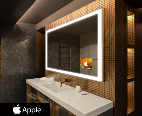 Badkamerspiegel met verlichting LED SMART L01  Apple #1